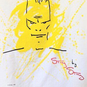 UNISEX T-SHIRT SIZE XL HARD ROCK SIGNATURE SERIES: STING 100% COTTON